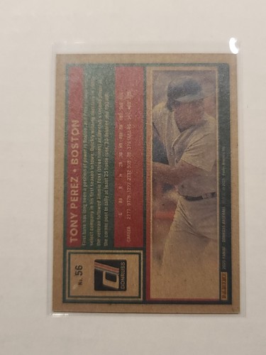 Donruss Tony Pérez #56 2025 prueba de artista paralelo 9/25 Boston Red Sox - Imagen 2 de 2