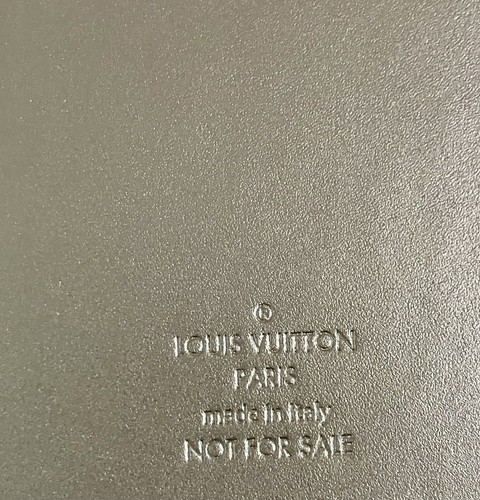 Louis Vuitton diario in pelle dorata quaderno agenda autentico regalo VIP. NUOVO. - Foto 8 di 9