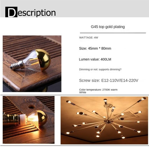 4W LED Light Bulb E12/E14/E26/E27 Candle Bulb Light Warm White - Picture 12 of 15