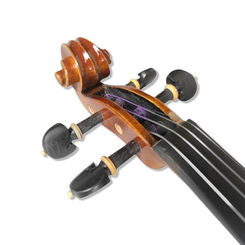 4 string 4/4 Scale Professional Violin Tiger Flamed MapleWood and Ebony Fittings - Picture 10 of 14