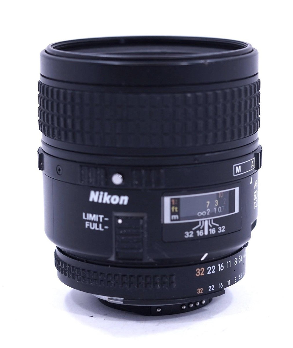 Nikon AF Micro NIKKOR 60mm D f/2.8 Macro Prime Lens - Free  