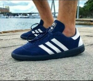 Adidas Spezial Intack men's 12 Blue Suede / White Stripe hamburg samba trimm | eBay