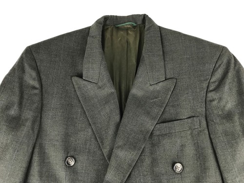 Austin Reed Herren Grau Baskin Taschen Zweireiher Langarm Blazer - Bild 2 von 10