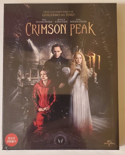NEW SEALED Crimson Peak - 2015 Blu-ray Steelbook Full Slip Case Limited Edition