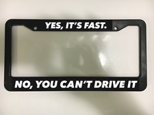 Yes Its Fast Racing Drift Jdm Euro Rapido Drift Boost License Plate Frame New