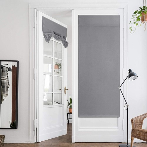 1Panel Privacy French Door Curtain Blackout Door Window Curtains Shades Drapes - Picture 4 of 21