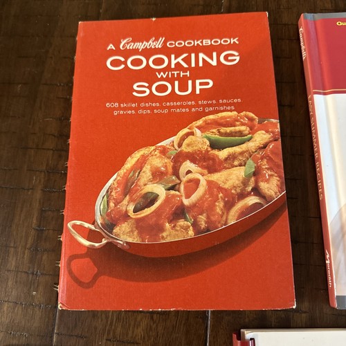 VTG Campbell's Soup Cookbooks Lot of 4 Great Recipes Quick Meals 70s - 90s - Picture 2 of 22