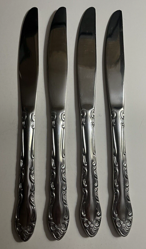 4 Oxford Hall Tally Ho Stainless Steel Table Knives ~ Flatware, Silverware b - Picture 2 of 9