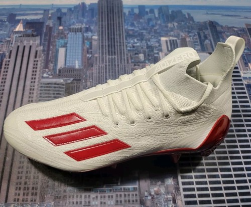 Adidas Adizero Primeknit Football Cleats Shoes White/Red Mens Size 15 HP8740 New - 第 6/8 張圖片