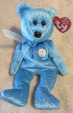 Ty Beanie Baby Classy the Bear  DOB April 30, 2001 MWMT Free Shipping