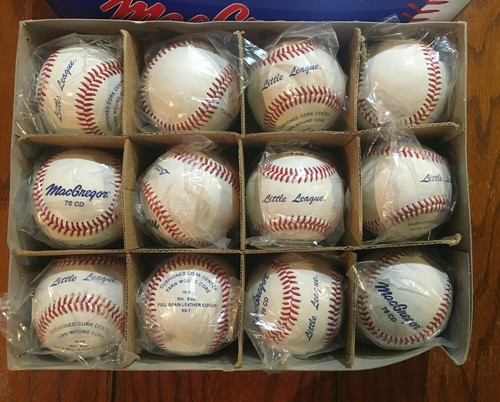 1 Dozen 76c MacGregor Little League Baseballs MCB76CXX - Picture 2 of 3