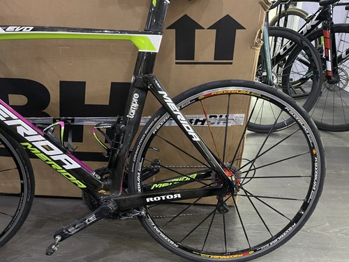 Lampre Merida Reacto Teamrad Powermeter Rennrad Cartoon - Bild 9 von 17