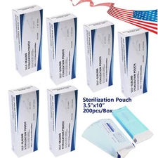 up to 7000 Sterilization Pouches 3.5 " x 10 " Dental Medical Self Seal Pouch Bag