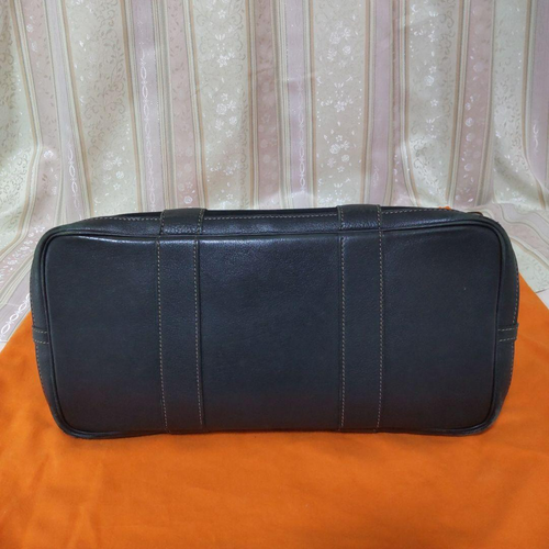 Bolso de Mano HERMES Garden Party PMToile Oficial Lona Cuero Negro - Imagen 11 de 16