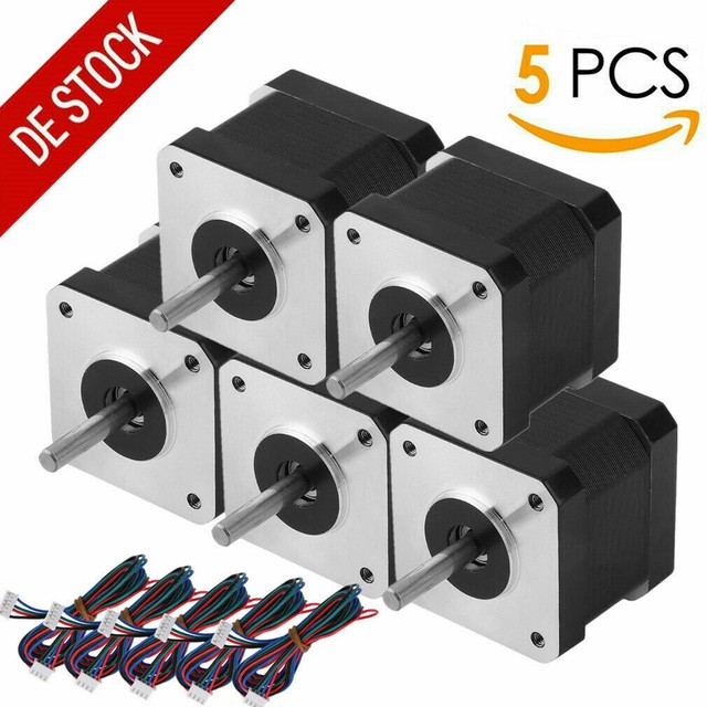 1x Nema 17 Schrittmotor Stepper Motor 42Ncm 12V 1.5A mit 4Pin Kabel 3D Drucker