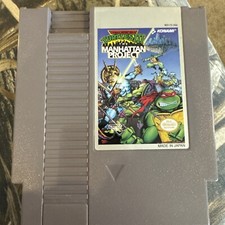 Teenage Mutant Ninja Turtles III 3 The Manhattan Project (Nintendo NES) TESTED