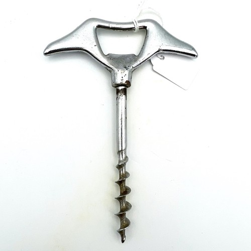 Cavatappi cromato antico da collezione d epoca corkscrew vintage tirebouchon - Picture 5 of 7