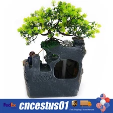 Rockery Waterfall Fountain Desktop Ornament Indoor Feng Shui Water Sound Decor