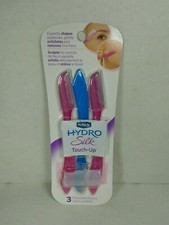 Schick Silk Touch-Up Multipurpose Exfoliating Dermaplaning Tool Eyebrow 3 Razor 