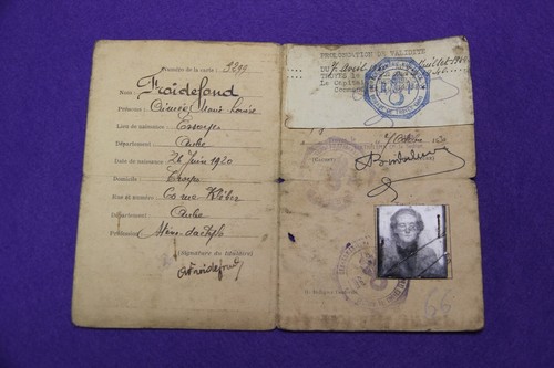 CARTE DE CIRCULATION  TEMPORAIRE  VILLE DE TROYES   1939  W W2  N° 66 - Imagen 1 de 5