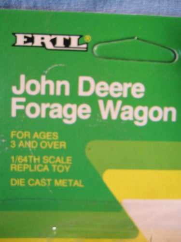 Ertl John Deere Forage Wagon 1/64 #567 NOS - Picture 8 of 10