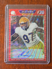 2021 Leaf Pro Set Metal #PA-JT1 Jaylen Twyman 1989 Red Wave Auto #/75