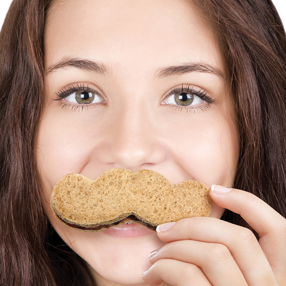 Fred Crustache Sandwich Cutter 3 Mustache Styles from One Cutter -Fun ...