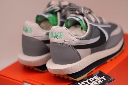 Nike LDWaffle x Sacai x Clot | Grau | Größe UK6,5 US7,5 EU40,5 | Blau LD Waffle - Bild 7 von 11