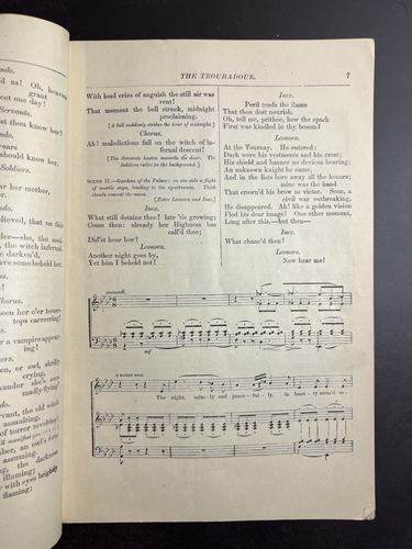 ABORN OPERA CO. English Grand Opera Libretto IL TROVATORE New York - Bild 5 von 10