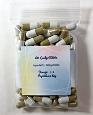 Unlock the Power of 60 Ginkgo Biloba Capsules: 500mg for Enhanced Wellness