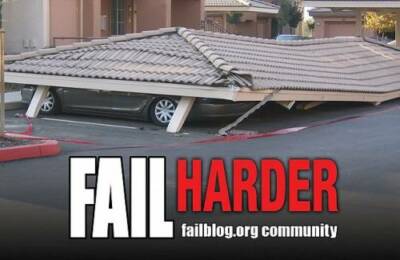 Fail Harder: Ridiculous Illustrations of Epic Fails - Hardcover - GOOD