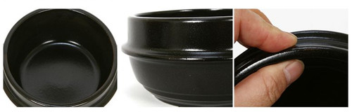 Koreanisches Öko Steingut Steinschale Set für Dolsot Bibimbap, JJigae, Größe S, M, L - Bild 4 von 7