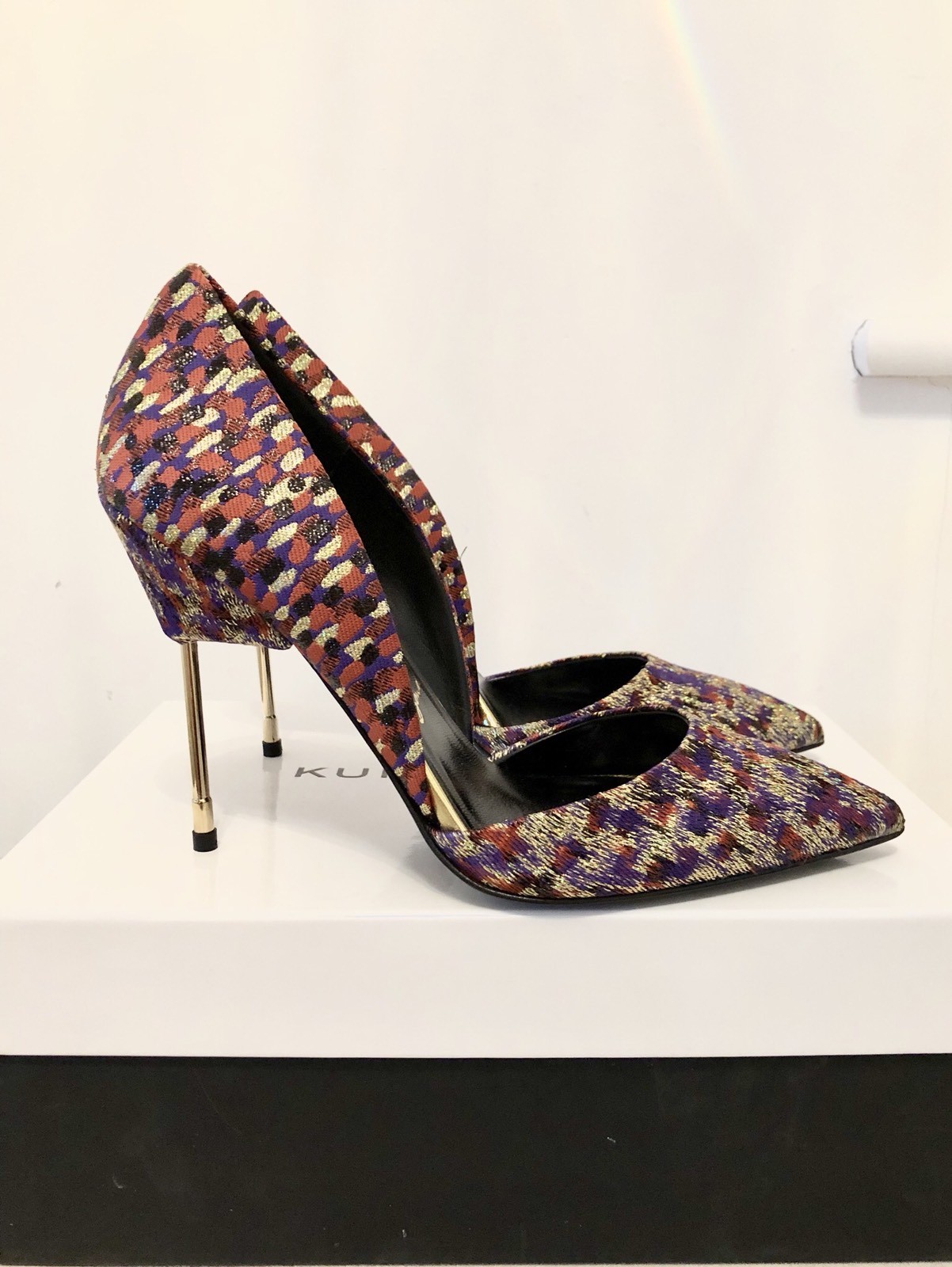 Kurt Geiger London Bond Jacquard Tacón Alto Tribunal Zapatos Talla 5 38 Nuevo Kurt Geiger Geiger Geiger London Bond Jacquard Tacón Alto Tribunal Zapatos Talla 5 38 Nuevo para mayoristas