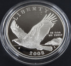 2008-P Bald Eagle Proof Silver Dollar Us Mint Commemorative $1 Capsule Only