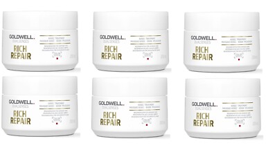 Goldwell Dualsenses Rich Repair 60sec Treatment Haarmaske 200ml 6er Pack