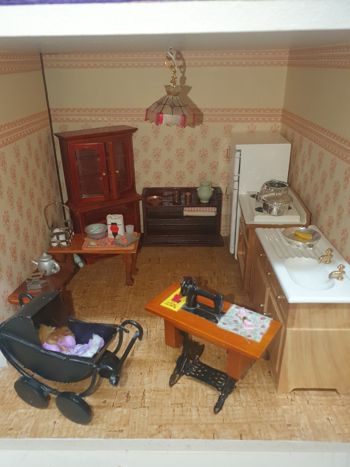 Magnificent Period Dolls House with basement completely Furnished eBay