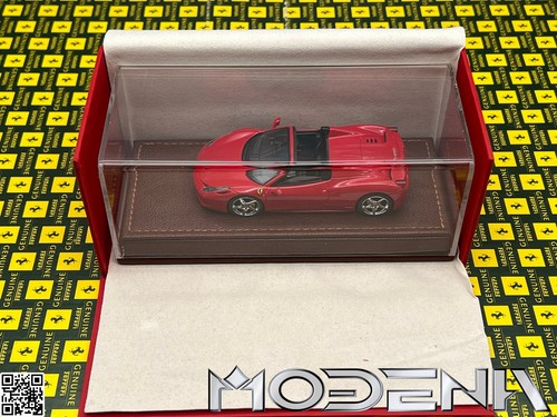 Original Ferrari 458 Spider Red 24 Model Car 1:43 MR Collection - Picture 5 of 7