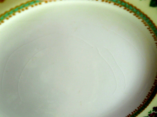 SET OF 6 CROWN DUCAL WARE USA PAT ENGLAND FLORAL YELLOW GREEN DINNER PLATES - Picture 19 of 22