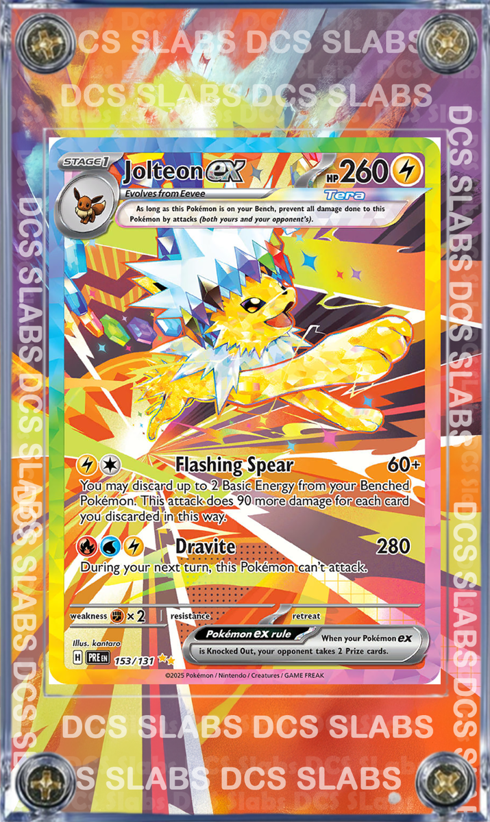 Pokemon Card Jolteon EX SIR 153/131 Prismatic Evolutions Pokemon Card Jolteon EX SIR 153/131 Prismatic Evolutions