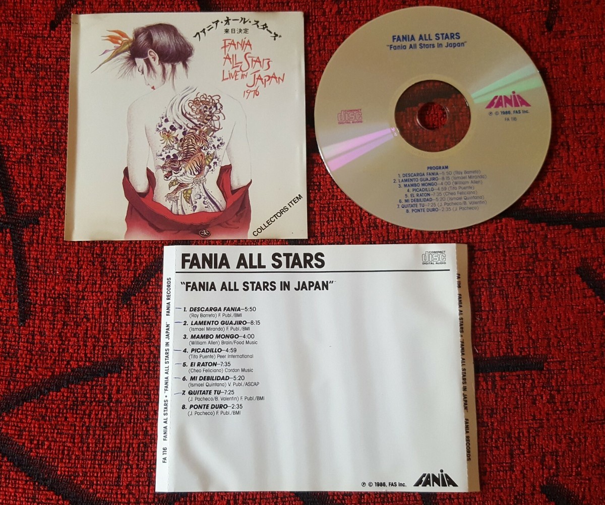 ファニア・オール・スターズ・イン・ジャパン [CD] FANIA ALL STARS **Live In Japan 1976** ORIGINAL PRESS CD