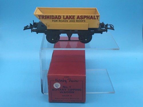  HORNBY / MECCANO SPUR O WEISSBLECH No1 DREHKIPPWAGEN TRINIDAD LAKE VERPACKT  - Bild 1 von 12