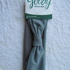 1 Goody Ouchless Comfort Cozy Head Wrap Soft Wide Fabric Band Bow Tinsel Sweater