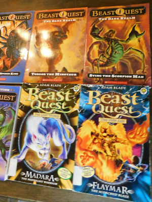 Beast Quest Book lot of 13 Adam Blade 1, 2, 6, 11, 13, 18-20