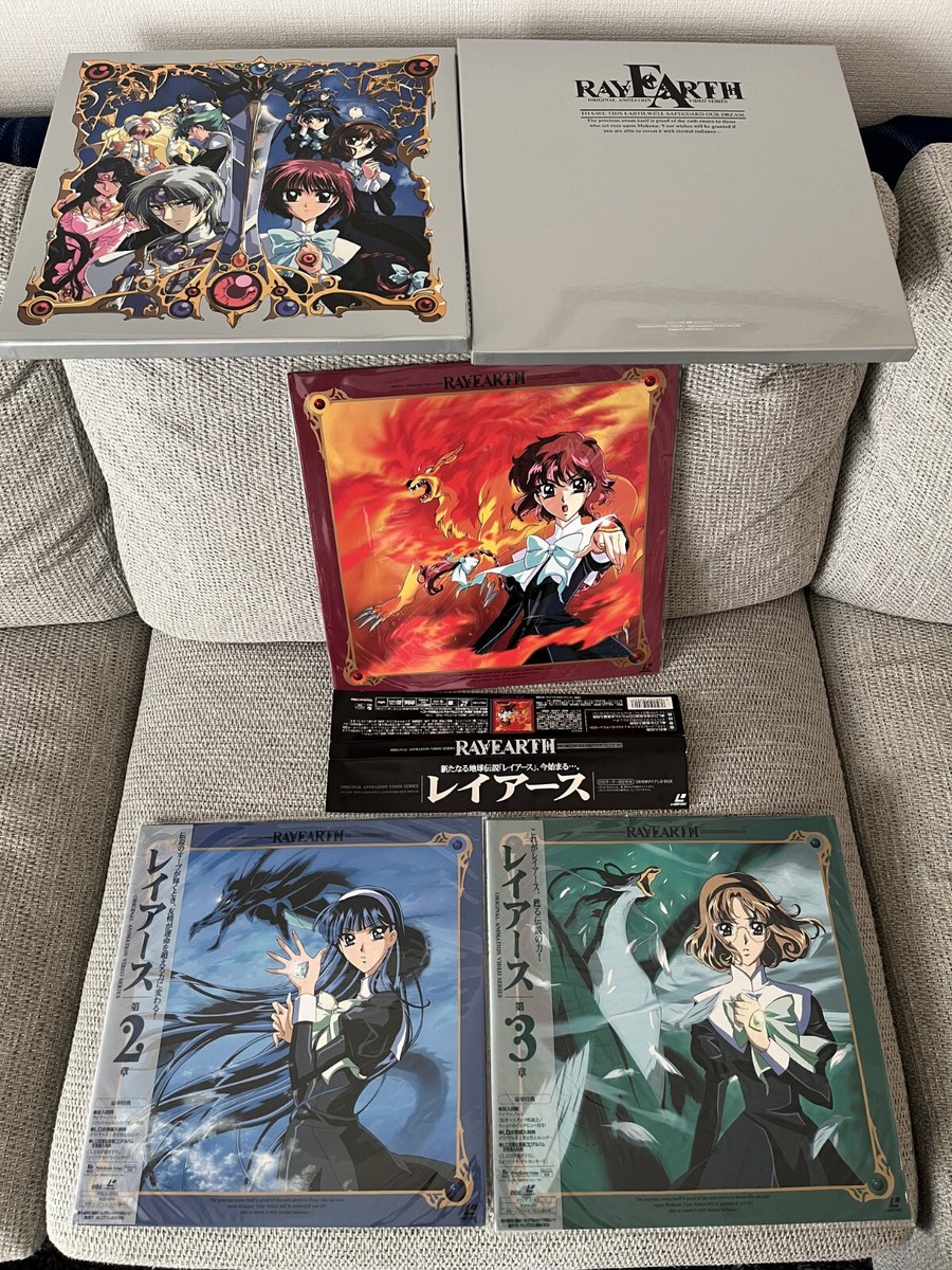 2025新発 CLAMP Magic of Wings BOX, LD OVA Laserdic Rayearth Knight アニメ