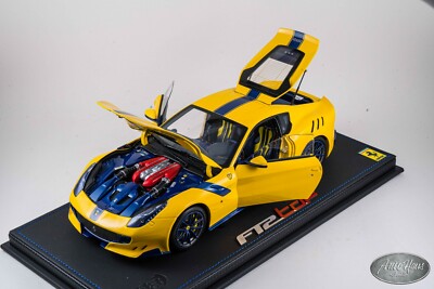 1/18 BBR FERRARI F12 TDF YELLOW and Blue Carbon🤝ALSO OPEN FOR