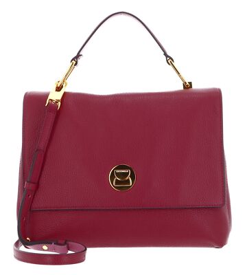 COCCINELLE Liya Handbag Handtasche Umhängetasche Garnet R / Pulp P weinrot