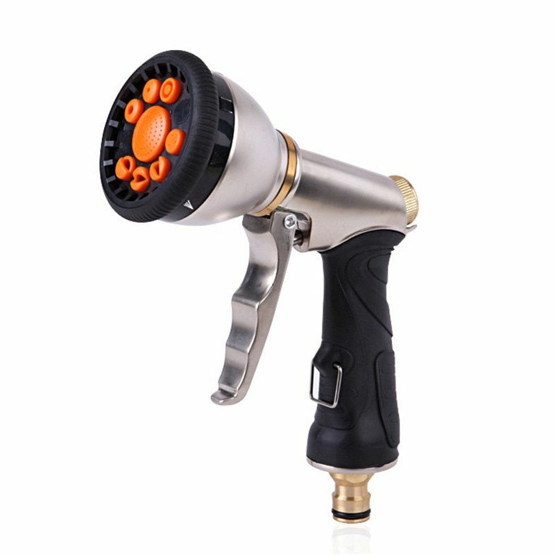 Water Spray Gun Sprinkler Metal Outdoor Car Wash Cleaning Hand Tool Accessories Water Spray Gun Sprinkler Metal Outdoor Car Wash Cleaning Hand Tool Accessories