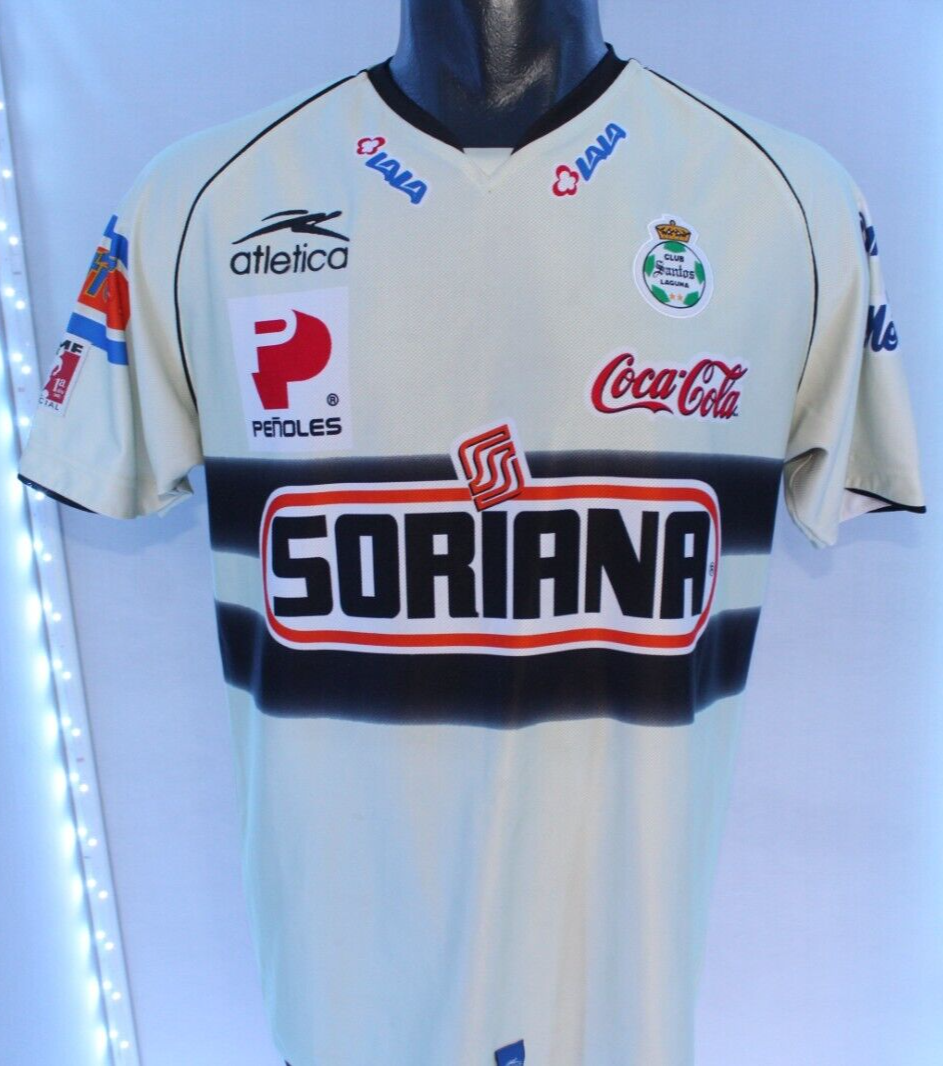Maillot Santos Laguna Atletica 2006-2007 – Taille XL, Authentique, Occasion En Bon état Général