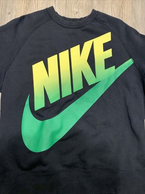 Nike big swoosh crew sweat green 