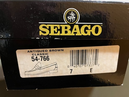 Mocasin Sebago clásico hombre color marron a estrenar talla EU 41 - Imagen 6 de 6